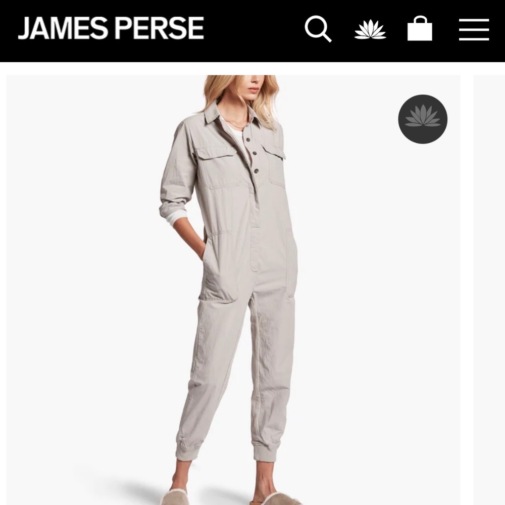 James Perse Utility Jumpsuit